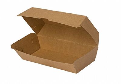 ΣΚΕΥΟΣ ΦΑΓΗΤΟΥ ΧΑΡΤΙΝΟ 20,5x10,5x8cm KRAFT FSC Large Snack Box 300 ΤΕΜΑΧΙΑ