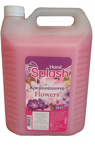 ΚΡΕΜΟΣΑΠΟΥΝΟ HAND SPLASH FLOWERS 4 ΛΙΤΡΑ