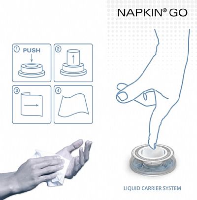 ΑΡΩΜΑΤΙΚΑ ΜΑΝΤΗΛΑΚΙΑ ΣΕ ΤΑΜΠΛΕΤΕΣ NAPKIN? GO 50 ΤΕΜΑΧΙΑ